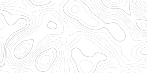 Abstract modern topography wavy contour map line and vintace tarrain patch texture grid line wallpaper map white background.
