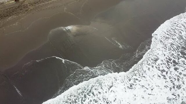 Aerial Holiday South Java Beach Parangtritis Bantul Yogyakarta, Indonesia