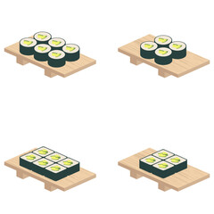 寿司　アイコン　セット