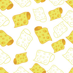 seamless pattern background cheese
