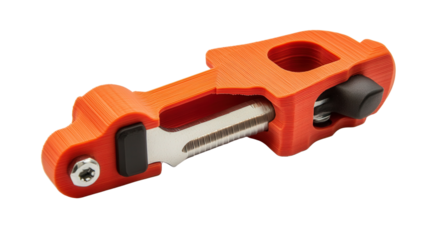 3D printed pipe cutter tool Transparent background, PNG file