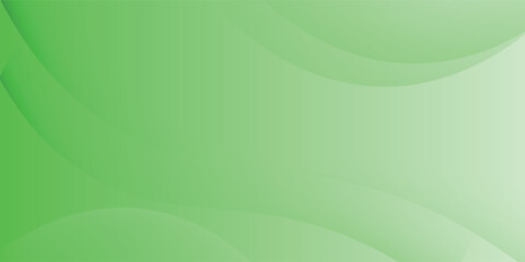 Abstract green wave background with smooth gradient curves and flowing lines. Modern and fresh design ideal for presentations, websites, or eco-themed content.