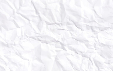 Paper texture Crumpled White. Crumpled white paper background. Top view.