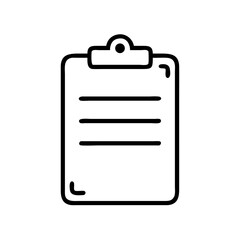 clipboard paper note icon design