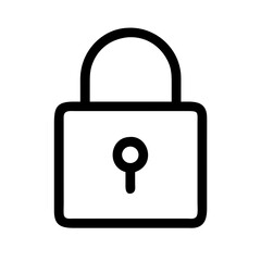 closed padlock icon design
