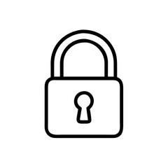 closed padlock icon design