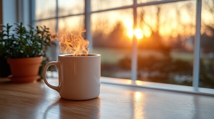 Warm sunrise coffee (1)