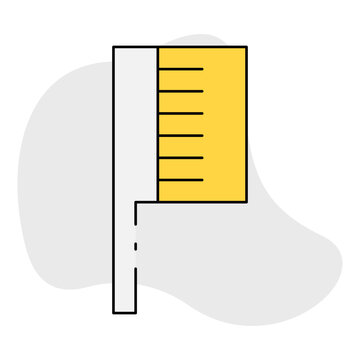 Comb single icon vector illustration