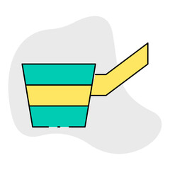 Measure single icon vector illustration