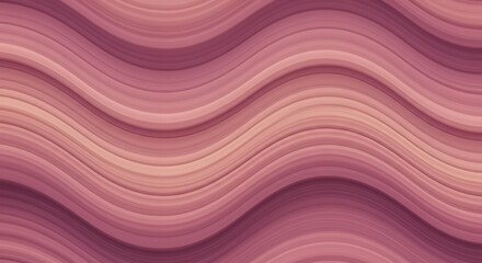 Abstract Wavy Pattern with Smooth Lines and Soft Colors Background