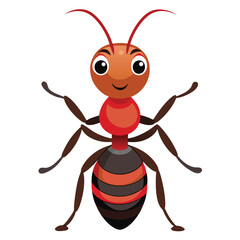 ant vector image on white background