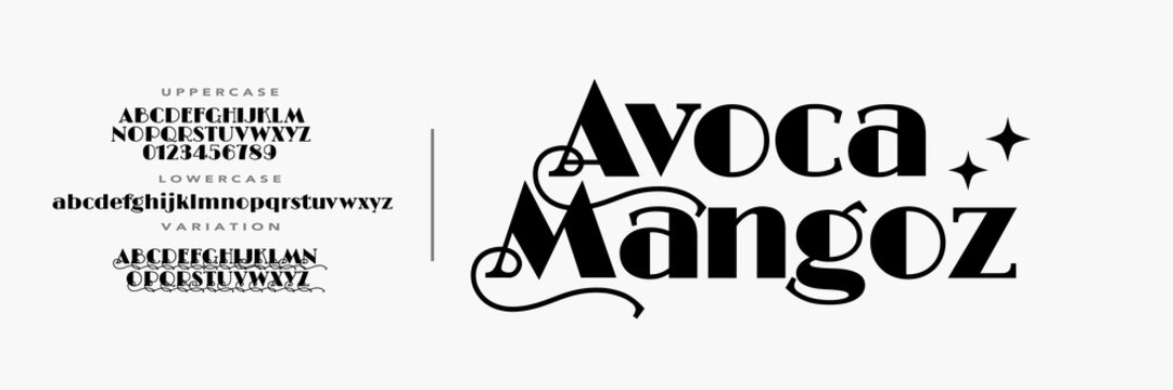 Elegant alphabet letters font logo. Typography luxury classic lettering serif fonts decorative wedding vintage retro logos, design for fashion,beauty shop and brand . vector illustration