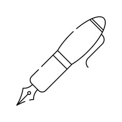 Fund line icon with white background vector stock illustration