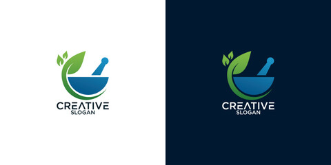 pharmacy logo design vector