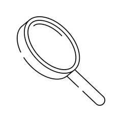 Briefcase line icon with white background vector stock illustration