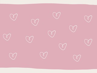 pink heart background