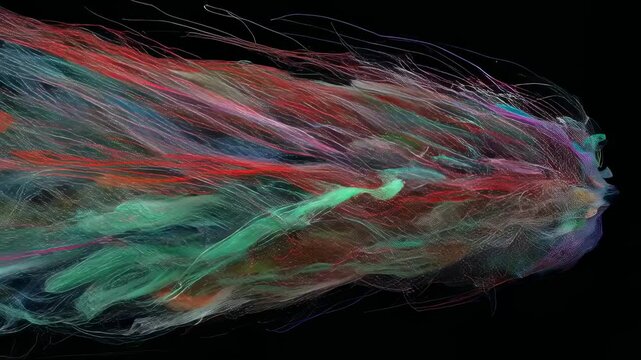 Colorful plastic waste streams into a depolymerizer, undergoing a transformation process for recycling and resource recovery, showcasing the potential of chemical recycling in a circular economy
