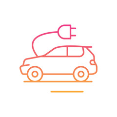 Electric Car Icon vector