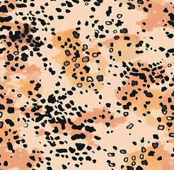 leopar ethnic pattern seamless beatiful