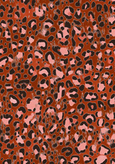 leopar ethnic pattern seamless beatiful