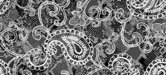 leopar ethnic pattern seamless beatiful