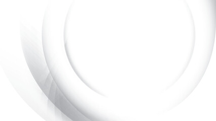 Abstract geometric white and gray color, modern design stripes background with circle shape. Vector illustration.
