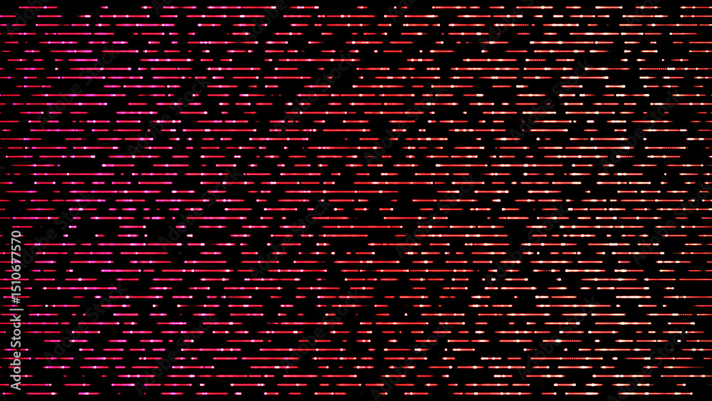 Poster digital abstract forms movement particle lines with red color motion graphics. abstract digital flas