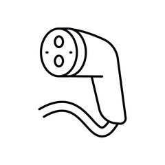 Car Charging Plug Icon vector