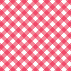 2 Color Horizontal, Vertical, Diagonal Plaid Seamless Pattern | Checkered Background Design for Fabric, Digital Print, Wallpaper and Textile