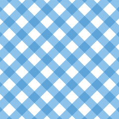 2 Color Horizontal, Vertical, Diagonal Plaid Seamless Pattern | Checkered Background Design for Fabric, Digital Print, Wallpaper and Textile
