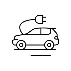 Electric Car Icon vector