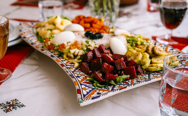 Moroccan Poolside Dining Setup with Traditional Tagine and Decor May 29,2025
