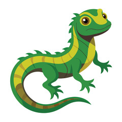 Obraz premium lizard vector image on white background
