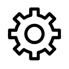 cogwheel configuration settings icon design