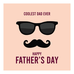 Coolest Dad Ever – Fun and Trendy Father’s Day Poster