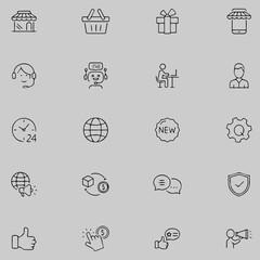 business and finance icons set