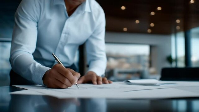 Architect meticulously sketches blueprints for innovative structural design and planning.