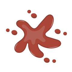 Chocolate Splashes Illustration Decoration For Design Element Template And Others