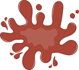 Chocolate Splashes Illustration Decoration For Design Element Template And Others