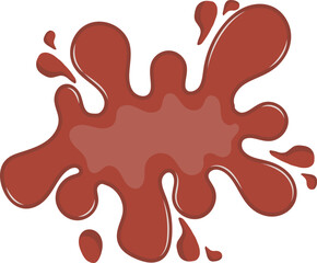 Chocolate Splashes Illustration Decoration For Design Element Template And Others