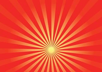 Bright red star burst background