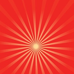 Bright red star burst background