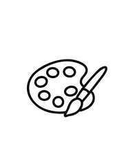 artist palette,  painting tool