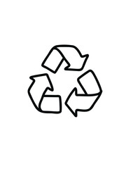 recycling symbol, recycle triangle