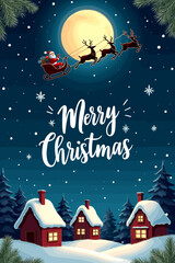 christmas music poster, christmas party poster, christmas poster background, santa poster, happy holidays poster, christmas poster greeting card, christmas, winter, holiday, landscape, illustration, x