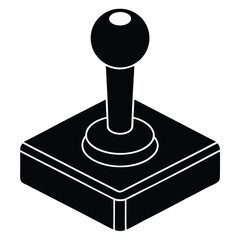 game developer element isolated joystick on white background © Shahin reza