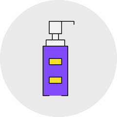 Expensive perfume single icon vector illustration