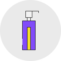 Sanitizer single icon vector illustration