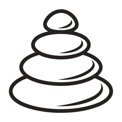 Stacked stones zen spa relaxation balance wellness