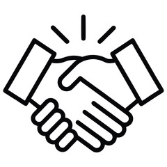 Fototapeta premium Successful business partnership handshake agreement deal